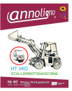 Fortschritt Lader/Hoflader Stallarbeitsmaschine Typ HAT 140 & 4 Zyl. Diesel Motor Typ 4 VD 8.8 SRF  Bild- Ersatzteilliste & Explosionszeichnungen - annoligno 40